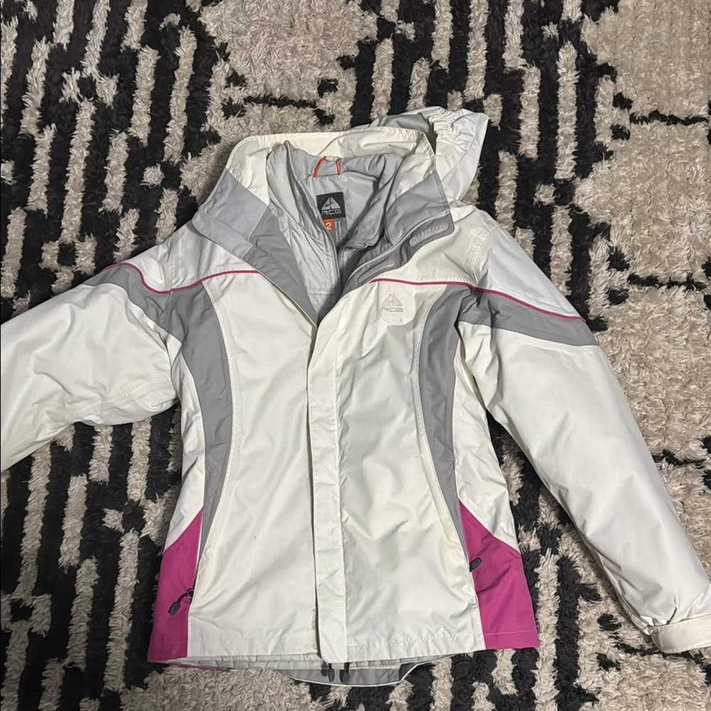 Kids White and Pink Jacket